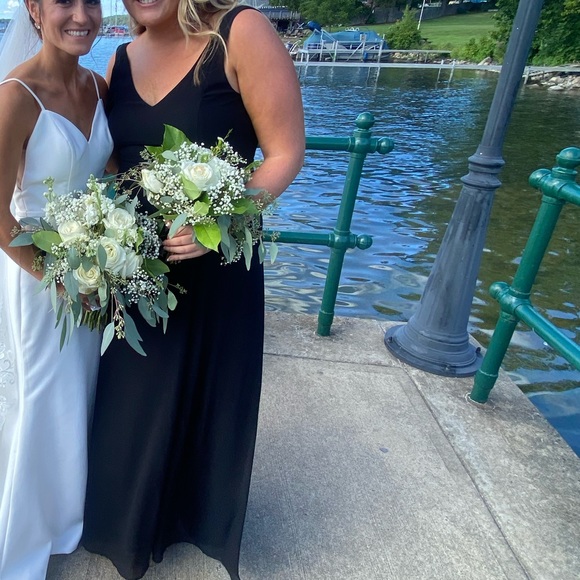 Show Me Your MUMU Jenn Maxi Bridesmaid Dress BLACK - Picture 4 of 4